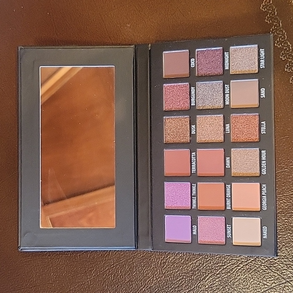 KAB Cosmetics Day + Night Eyeshadow Palette NEW 18 Colors